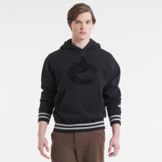 Vancouver Canucks Todd Snyder by Fanatics Black Relaxed Canadian Fleece Hoodie