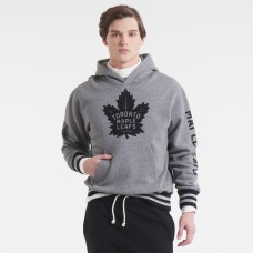 Толстовка Toronto Maple Leafs Todd Snyder by Fanatics Dark Heather Gray Relaxed Canadian Fleece