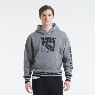 Толстовка New York Rangers Todd Snyder by Fanatics Dark Heather Gray Relaxed Canadian Fleece
