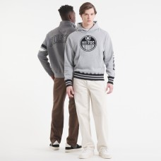 Толстовка Edmonton Oilers Todd Snyder by Fanatics Athletic Heather Gray Relaxed Canadian Fleece