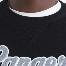 New York Rangers Todd Snyder by Fanatics Black Cashmere Crew Sweater New York Rangers Todd Snyder by Fanatics Black Cashmere Crew Sweater