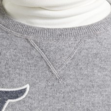 Toronto Maple Leafs Todd Snyder by Fanatics Athletic Heather Gray Cashmere Crew Sweater