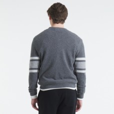 Los Angeles Kings Todd Snyder by Fanatics Heather Gray Cashmere Crew Sweater