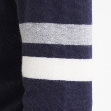 Edmonton Oilers Todd Snyder by Fanatics Navy Cashmere Hooded Sweater