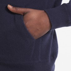 Edmonton Oilers Todd Snyder by Fanatics Navy Cashmere Hooded Sweater