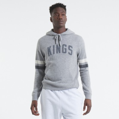 Los Angeles Kings Todd Snyder by Fanatics Athletic Heather Gray Cashmere Hooded Sweater
