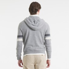 New York Rangers Todd Snyder by Fanatics Athletic Heather Gray Cashmere Hooded Sweater New York Rangers Todd Snyder by Fanatics Athletic Heather Gray Cashmere Hooded Sweater