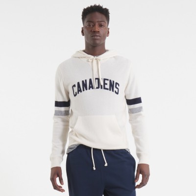 Montreal Canadiens Todd Snyder by Fanatics Oatmeal Cashmere Hooded Sweater