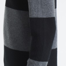 Chicago Blackhawks Todd Snyder by Fanatics Dark Heather Gray Cashmere Rugby Sweater Chicago Blackhawks Todd Snyder by Fanatics Dark Heather Gray Cashmere Rugby Sweater