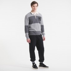 New York Rangers Todd Snyder by Fanatics Athletic Heather Gray Cashmere Rugby Sweater New York Rangers Todd Snyder by Fanatics Athletic Heather Gray Cashmere Rugby Sweater