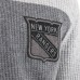 New York Rangers Todd Snyder by Fanatics Athletic Heather Gray Cashmere Rugby Sweater