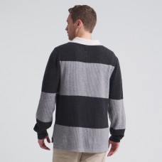 Los Angeles Kings Todd Snyder by Fanatics Athletic Heather Gray Cashmere Rugby Sweater