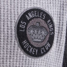 Los Angeles Kings Todd Snyder by Fanatics Athletic Heather Gray Cashmere Rugby Sweater