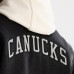 Vancouver Canucks Todd Snyder Dark Heather Gray Cashmere Full-Snap Varsity Jacket