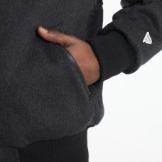 Chicago Blackhawks Todd Snyder Heather Black Cashmere Full-Snap Varsity Jacket