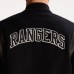 New York Rangers Todd Snyder Black Cashmere Full-Snap Varsity Jacket