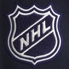 Toronto Maple Leafs Todd Snyder Navy Cashmere Full-Snap Varsity Jacket