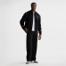 Utah Mammoth Todd Snyder Heather Black Cashmere Full-Snap Varsity Jacket