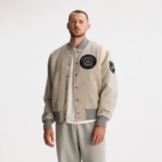 Montreal Canadiens Todd Snyder Dark Heather Gray Cashmere Full-Snap Varsity Jacket