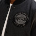 Куртка Carolina Hurricanes Todd Snyder Dark Heather Gray Cashmere Full-Snap Varsity