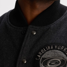 Куртка Carolina Hurricanes Todd Snyder Dark Heather Gray Cashmere Full-Snap Varsity Куртка Carolina Hurricanes Todd Snyder Dark Heather Gray Cashmere Full-Snap Varsity
