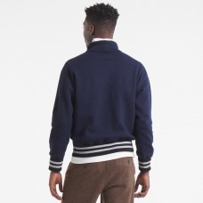 Edmonton Oilers Todd Snyder by Fanatics Navy Relaxed Canadian Fleece Turtleneck