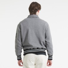 Chicago Blackhawks Todd Snyder by Fanatics Dark Heather Gray Relaxed Canadian Fleece Turtleneck