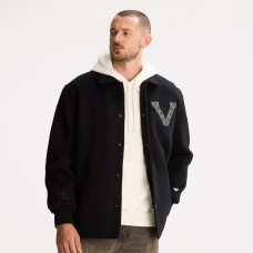 Vancouver Canucks Todd Snyder Black Cashmere Full-Snap Coaches Jacket