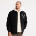 Vancouver Canucks Todd Snyder Black Cashmere Full-Snap Coaches Jacket