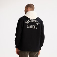 Vancouver Canucks Todd Snyder Black Cashmere Full-Snap Coaches Jacket