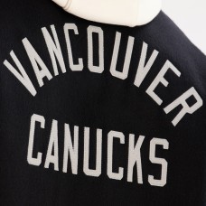 Vancouver Canucks Todd Snyder Black Cashmere Full-Snap Coaches Jacket