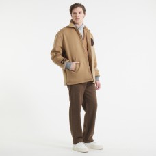 Chicago Blackhawks Todd Snyder Oatmeal Cashmere Full-Snap Coaches Jacket