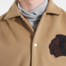 Chicago Blackhawks Todd Snyder Oatmeal Cashmere Full-Snap Coaches Jacket