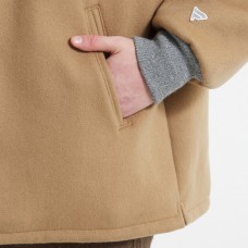 Chicago Blackhawks Todd Snyder Oatmeal Cashmere Full-Snap Coaches Jacket