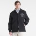 Toronto Maple Leafs Todd Snyder Heather Black Cashmere Full-Snap Coaches Jacket