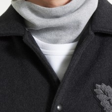 Toronto Maple Leafs Todd Snyder Heather Black Cashmere Full-Snap Coaches Jacket