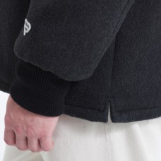 Toronto Maple Leafs Todd Snyder Heather Black Cashmere Full-Snap Coaches Jacket