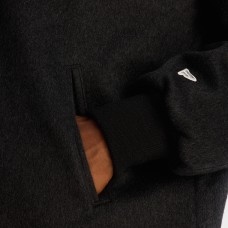 New York Rangers Todd Snyder Heather Black Cashmere Full-Snap Coaches Jacket