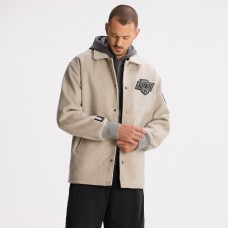 Los Angeles Kings Todd Snyder Dark Heather Gray Cashmere Full-Snap Coaches Jacket