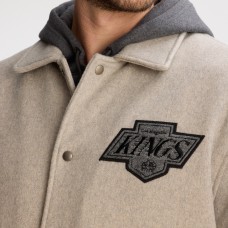 Los Angeles Kings Todd Snyder Dark Heather Gray Cashmere Full-Snap Coaches Jacket
