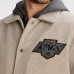 Los Angeles Kings Todd Snyder Dark Heather Gray Cashmere Full-Snap Coaches Jacket