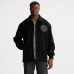 Boston Bruins Todd Snyder Black Cashmere Full-Snap Coaches Jacket