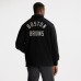 Boston Bruins Todd Snyder Black Cashmere Full-Snap Coaches Jacket