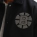 Boston Bruins Todd Snyder Black Cashmere Full-Snap Coaches Jacket