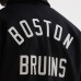 Boston Bruins Todd Snyder Black Cashmere Full-Snap Coaches Jacket