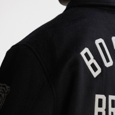 Boston Bruins Todd Snyder Black Cashmere Full-Snap Coaches Jacket Boston Bruins Todd Snyder Black Cashmere Full-Snap Coaches Jacket