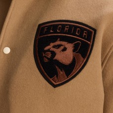 Florida Panthers Todd Snyder Oatmeal Cashmere Full-Snap Coaches Jacket