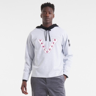 Vancouver Canucks Todd Snyder by Fanatics Heather Gray Heavyweight Football Jersey