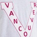 Vancouver Canucks Todd Snyder by Fanatics Heather Gray Heavyweight Football Jersey