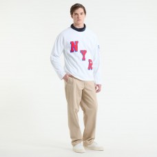 New York Rangers Todd Snyder by Fanatics White Heavyweight Football Jersey New York Rangers Todd Snyder by Fanatics White Heavyweight Football Jersey